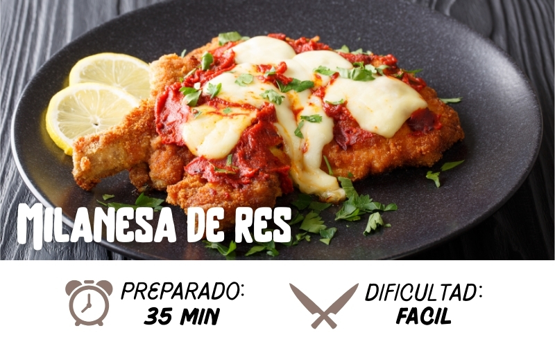 Milanesa de res